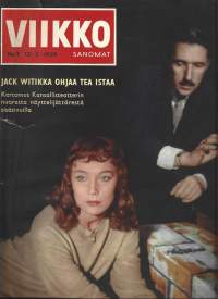 Viikkosanomat 1959 nr 7 / Jack Witikka ja Tea Ista, Charles de Gaulle. Kalervo Kallio, Maurice Chevalier, palaneen käryä Kyyjärvellä,  presidentinvaalit