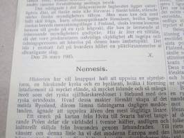 Den 27. Mars 1905 -sortokauden aikainen Tukholmassa julkaistu lehtinen