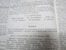 Den 28. Maj 1905 -sortokauden aikainen Tukholmassa julkaistu lehtinen