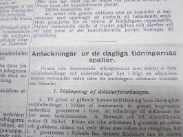 Den 21. September 1905 -sortokauden aikainen Tukholmassa julkaistu lehtinen