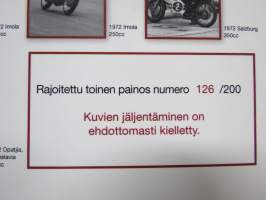 Jarno &quot;Paroni&quot; Saarinen maailmanmestari 1972 -kortti &amp; kuva-albumi nro 126 / 200