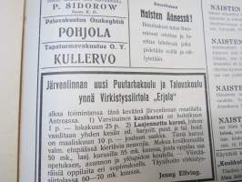 Naisten Ääni - erä lehtiä 20 kpl vuosilta 1909-1910, hyvää ajankuvaa naisten ja naisasialiikkeen näkökulmasta
