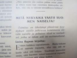 Naisten Ääni - erä lehtiä 20 kpl vuosilta 1909-1910, hyvää ajankuvaa naisten ja naisasialiikkeen näkökulmasta
