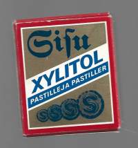 Sisu  Xylitol / Rettig Merijal  Aura   tyhjä makeisrasia