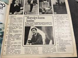 Suomen Kuvalehti 1977 nr 42, Simon Wiesenthal ja viimeinen ihmisjahti, Tommy Tabermann,  UKK ja valta