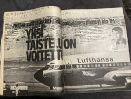Suomen Kuvalehti 1977 nr 42, Simon Wiesenthal ja viimeinen ihmisjahti, Tommy Tabermann,  UKK ja valta