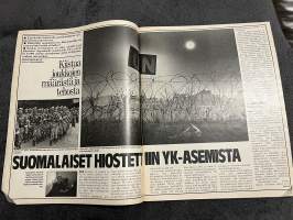 Suomen Kuvalehti 1977 nr 44, Suomi jätti Kyproksen (Yk-joukot),  Herbert von Karajan, E. J. Taanila palkittu kyläkauppias, mielisairaanhoitajat