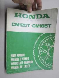 Honda CM125T / CM185T Shop Manual / Manuel d´atelier / Werkstatt-Handbuch / Manual de taller -korjaamokirja