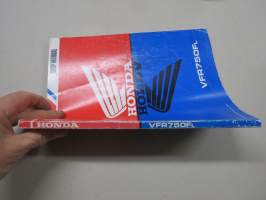 Honda VFR750Fl Shop Manual -korjaamokirja