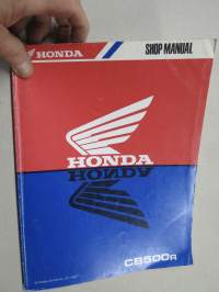 Honda CB500r Shop Manual -korjaamokirja