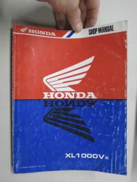 Honda XL1000Vx Shop Manual -korjaamokirja