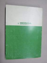 Honda SH50-80 Shop Manual / Manuel d´atelier / Werkstatt-Handbuch / Manual de taller -korjaamokirja