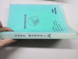 Honda SH50-80 Shop Manual / Manuel d´atelier / Werkstatt-Handbuch / Manual de taller -korjaamokirja