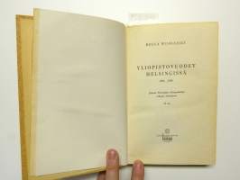 Yliopistovuodet Helsingissä 1904-1908