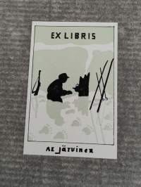 Suomen merikalastus ja jokipyynti (ex-libris A.E. Järvinen)