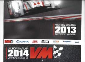 Vauhdin Maailma seinäkalenteri kuvallinen 2013 ja 2014 yht 2 kpl erä -   kalenteri