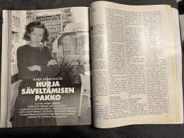 Kotiliesi 1988 nr 7, Rauli Lehtonen jättää Tampereen teatterin, kaava-arkki, suomalaisen taiteen nousukierre