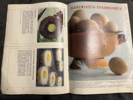 Kotiliesi 1969 nr 5, Mitä on elää Satakunnassa (Anja ja Into Merilehti, - Raili ja Hannu Kyssä), kaikenlaista kananmunasta, vauvan vaatekaappi ja muut pikkutavarat