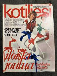 Kotiliesi 1975 nr 24, Porvoon sinisessä talossa, Oma tupa kerrostalojen keskellä Kuopiossa, Bimbi - eräs elämäntarina