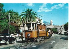 Dubrovnik raitiotievaunu  - postikortti  junapostikortti kulkematon