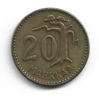 20   markkaa  1958