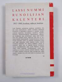 Runoilijan kalenteri : 1959-1960, kuultua, nähtyä, koettua