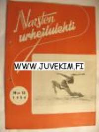 Naisten urheilulehti 1954 nr 12