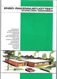 Enso - rakennustuotteet - esite 1976  6 sivua