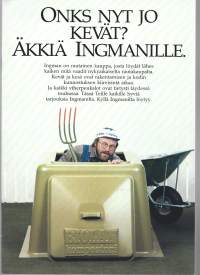 Onks nyt jo kevät   ...Ingman Kevätkuvasto  1980-luku    16 sivua