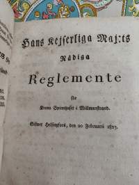 Kuninkaallisia ja keisarillisia julistuksia 1821-1823 -  32kpl