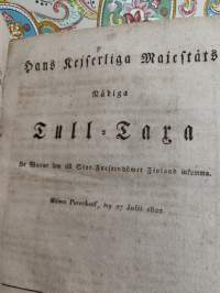 Kuninkaallisia ja keisarillisia julistuksia 1821-1823 -  32kpl