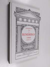 Konkordans över J. L. Runebergs lyrik (Dikter I-III)