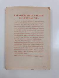 Kaunokirjallisuutemme ja yhteiskunta