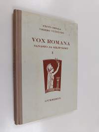 Vox Romana - Pars prima ; Cornelius Nepos, Caesar ; sanasto ja selitykset