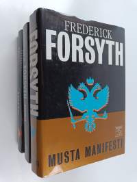 Frederick Forsyth -paketti (3 kirjaa) : Musta manifesti ; Afgaani ; Kostaja