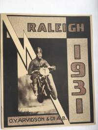 Myyntiesite - Raleigh 1931