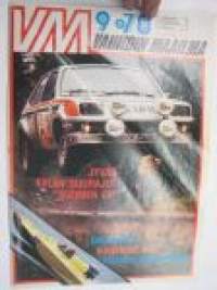 Vauhdin Maailma 1978 nr 9 -mm. Fiatin kolme kovaa Alen-Munari-Röhrl, Ajolinja, Saab 96 Rallicross &quot;ihan tavalllinen perheauto&quot;, Mantorp Drag Racing festival, Fiat