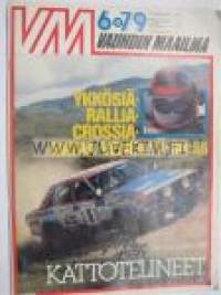 Vauhdin Maailma 1979 nr 6 -mm. Yamaha YZ 125-F, F1 Espanjan GP &quot;Ranskan sininen on valttia &quot;,Ylellistä voimaa Buick Riviera, Siipi Chrysler 1955, MP -79 kevään