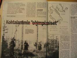 Kansa Taisteli 1985 nr 11 Pentti Kotisto : Lavansaari. Esko Havumäki  Metsäpirtti 1939. Pentti Perttuli Ondajärvi sekä Juustjärvi - Kumsan alue. Lauri Olavi