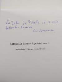 Sattumia Leksan kynästä, osa 2 : Lapinlahden historian oheislukemisto (signeerattu, tekijän omiste)