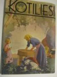 Kotiliesi 1937 nr 17, 1.9.1937, Kansikuva Martta Wendelin, Emäntä Vilhelmiina Syrjälä - Heinola -Härkälä, Pelkäävätkö pikkulapset koulua?, Kotitaolusmestaritutkinto