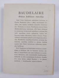 Baudelaire, &quot;Pahan kukkien&quot; runoilija