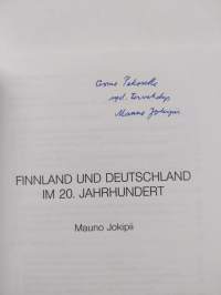 Finnland und Deutschland im 20. Jahrhundert (signeerattu, tekijän omiste)