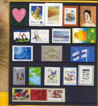 Suomen postimerkkivihkot ja postimerkit vuosilajitelma 2006 ** postituore.  Pelkkä postitusarvo 1.-2.lk:n merkeillä on  jo 92,50€!!! Muut merkit 10,55€. Yht.103,05€