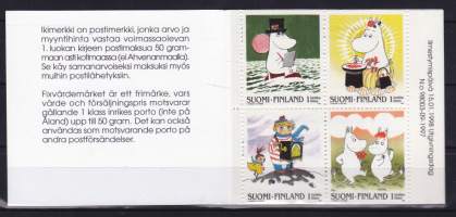 Suomi - Muumeja V40 ** postituore (15.1.1998). LAPE 1411-1414. 4 x 1.lk.