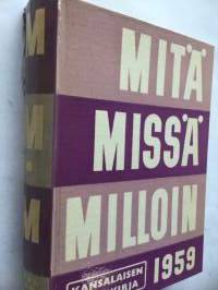 Mitä Missä Milloin 1959