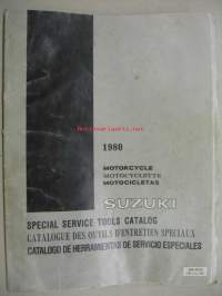 Suzuki 1980 Motorcycles special service tools catalog -erikoistyökaluluettelo