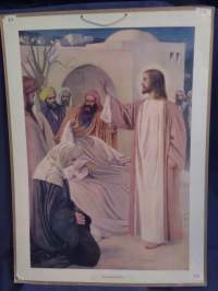 Jeesus herättää lesken pojan opetustaulu