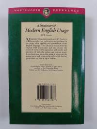 A dictionary of modern English usage