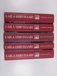 Laila Hirvisaari -setti ( 5 kirjaa) : Grand hotel ; Pihkovan kellot ; Kruununpuisto ; Vuoksen helmi ; Myrskyn edellä